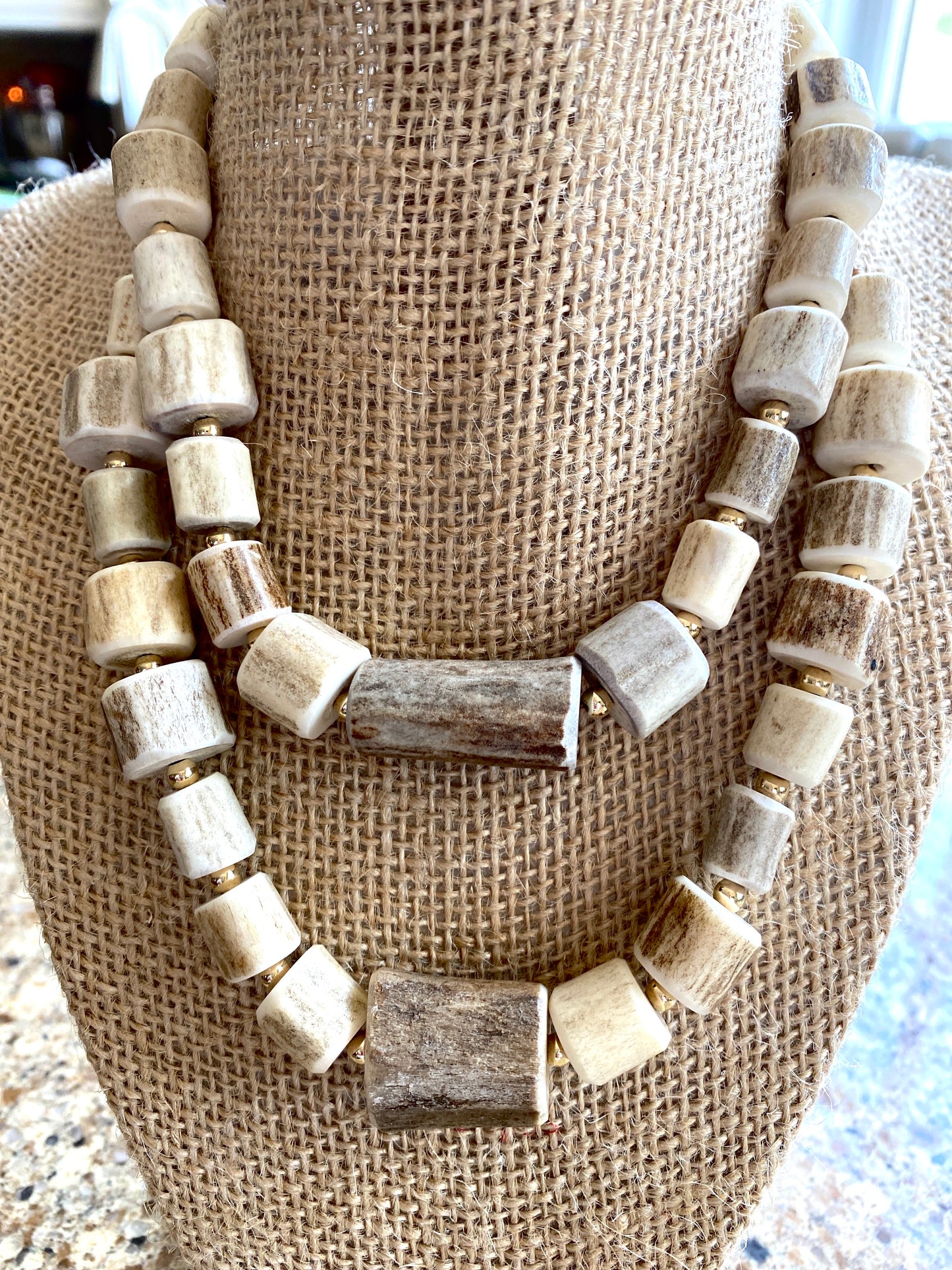 Organic Beaded Necklace