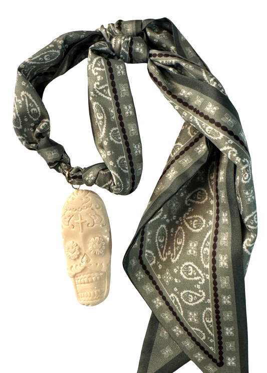 Silk Scarf Necklace