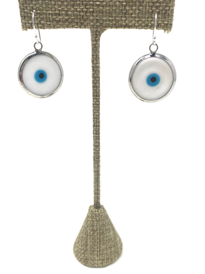 Glass Murano Evil Eye Earrings