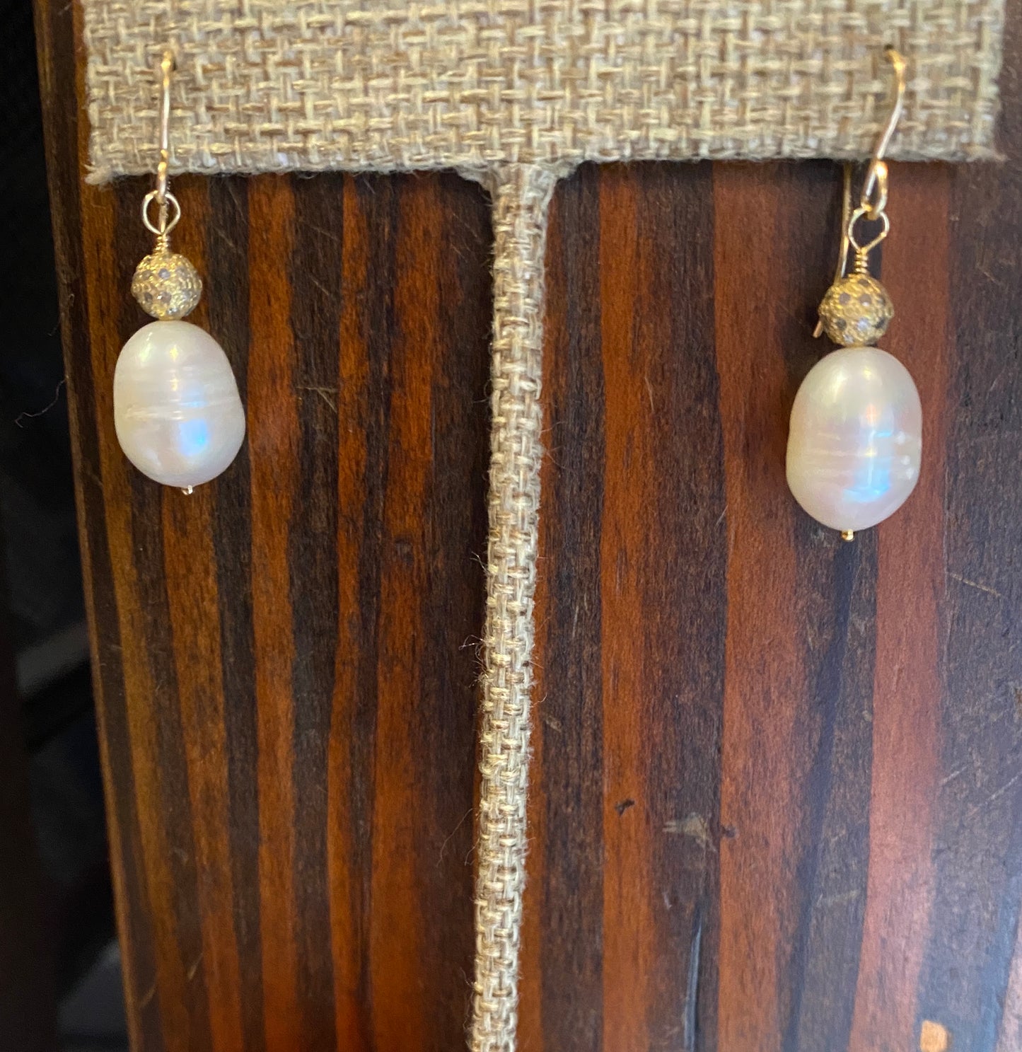 Pearl and Diamond Earring