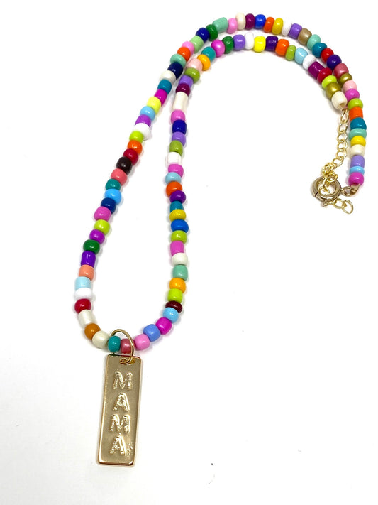 Multicolor Mama Necklace