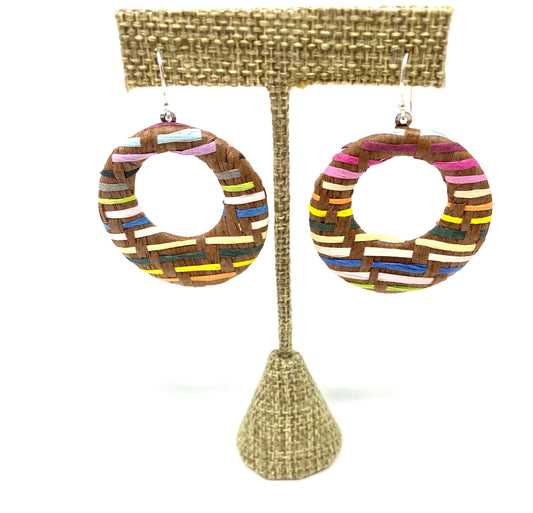 Raffia Woven Earrings