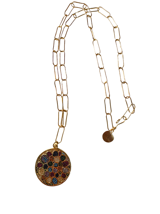 Colorful CZ Necklace