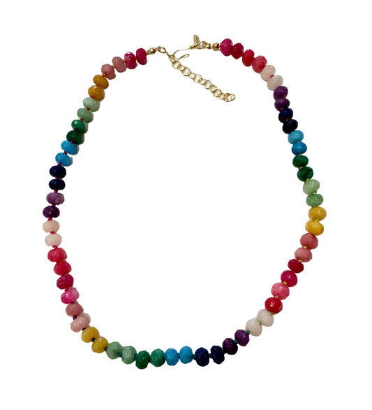 Rainbow Jade Necklace