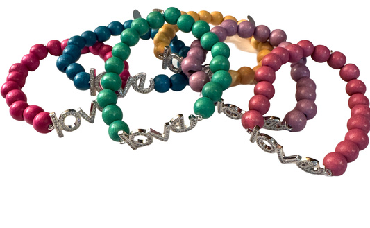 CZ "love" Bracelet