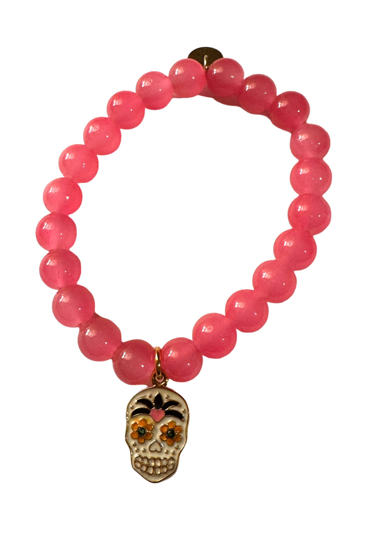 Enamel Sugar Skull Bracelet