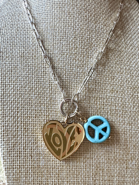 Love and Peace Necklace